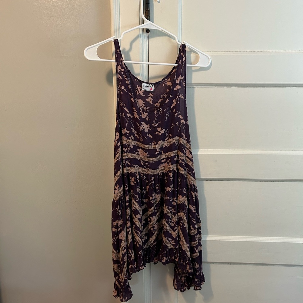 Free People Floral Flowy Dress